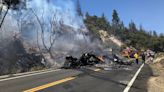 UPDATE: Kennedy Fire sparked by Highway 299 collision in Whiskeytown grows to 25 acres; fatality reported