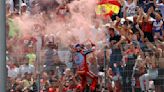 Brutal celebración de Marc Márquez en el Gran Premio de España tras finalizar en segunda posición