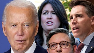 Republicans Call on Biden to Resign If He Can't Run For Reelection