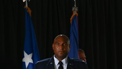 Col. Larry Fenner Jr. takes command of the 350th Spectrum Warfare Wing at Eglin AFB