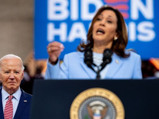 Kamala Harris moves ahead of Biden as predicted Democratic nominee in betting markets