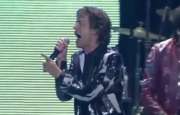 Rolling Stones lead singer Mick Jagger calls out Louisiana governor during Jazz Fest set