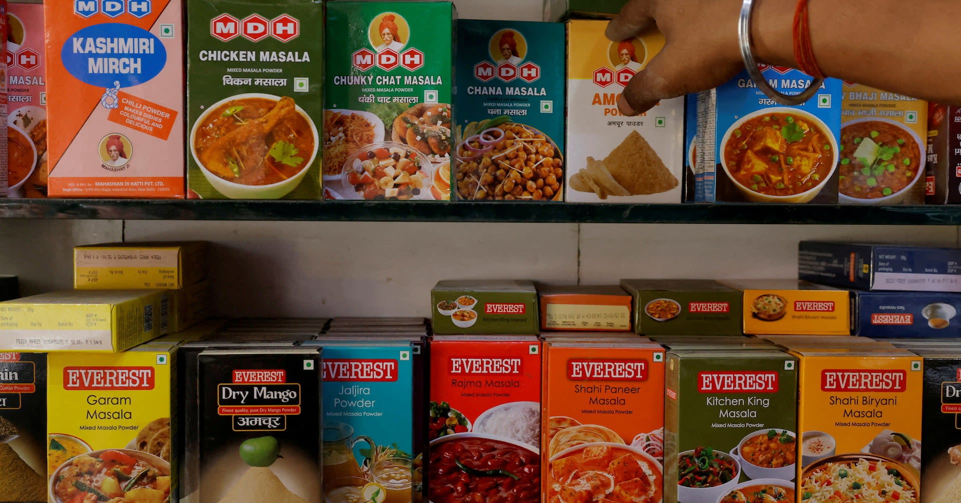 Who are the two iconic Indian spice brands under scrutiny?