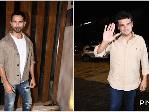 Deva: Shahid Kapoor, Siddharth Roy Kapur attend wrap-up party of Rosshan Andrrews film; Watch