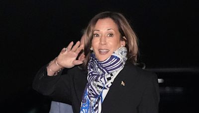 The Latest: Harris to visit Michigan while Trump heads to Georgia