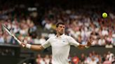 What time is Novak Djokovic playing at Wimbledon today?