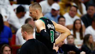 NBA playoffs: Celtics C Kristaps Porziņģis out for 'several games' with calf strain