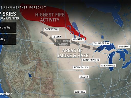 Air quality in several US states threatened by growing Canada wildfires: See map