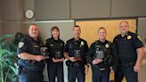 Ravenna and Streetsboro police members this year's Portage crisis intervention honorees