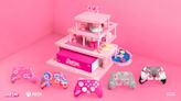 I would die for this delightfully garish Barbie Dreamhouse Xbox console