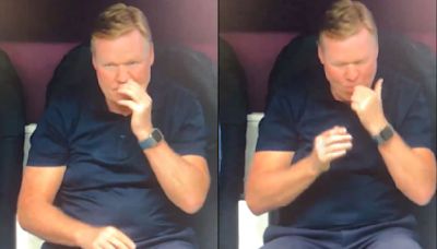 Ronald Koeman se come los mocos en pleno partido de la Euro 2024