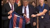 Collboni se disculpa con Putellas por la polémica en la recepción institucional al Barça