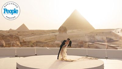 All the Stunning Photos from Bilt Rewards CEO Ankur Jain's Wedding to Erika Hammond in Egypt (Exclusive)