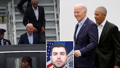 Biden hits NYC for $25M fundraiser with Colbert, Obama, Clinton — but still hasn’t commented on NYPD officer’s killing