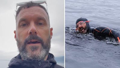 Loch Ness monster 'brushes up against man while he swims'