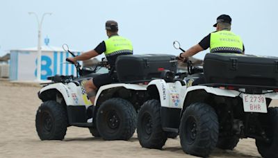 Dos detenidos por agresión sexual y robo en la playa de la Malva-rosa (València)