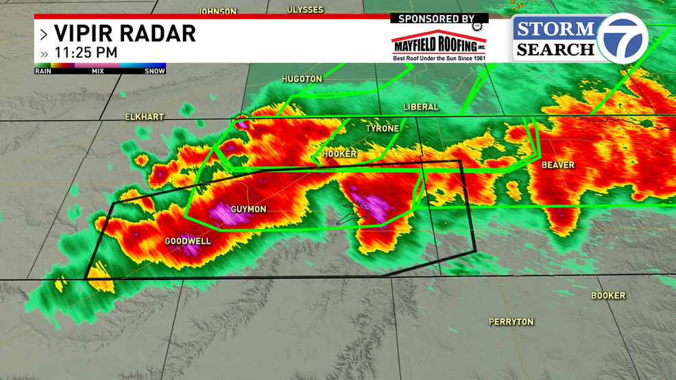 Flash flooding in Oklahoma Panhandle