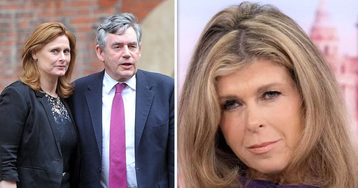 Kate Garraway sends support to Gordon Brown's wife after 'scary' hospital dash