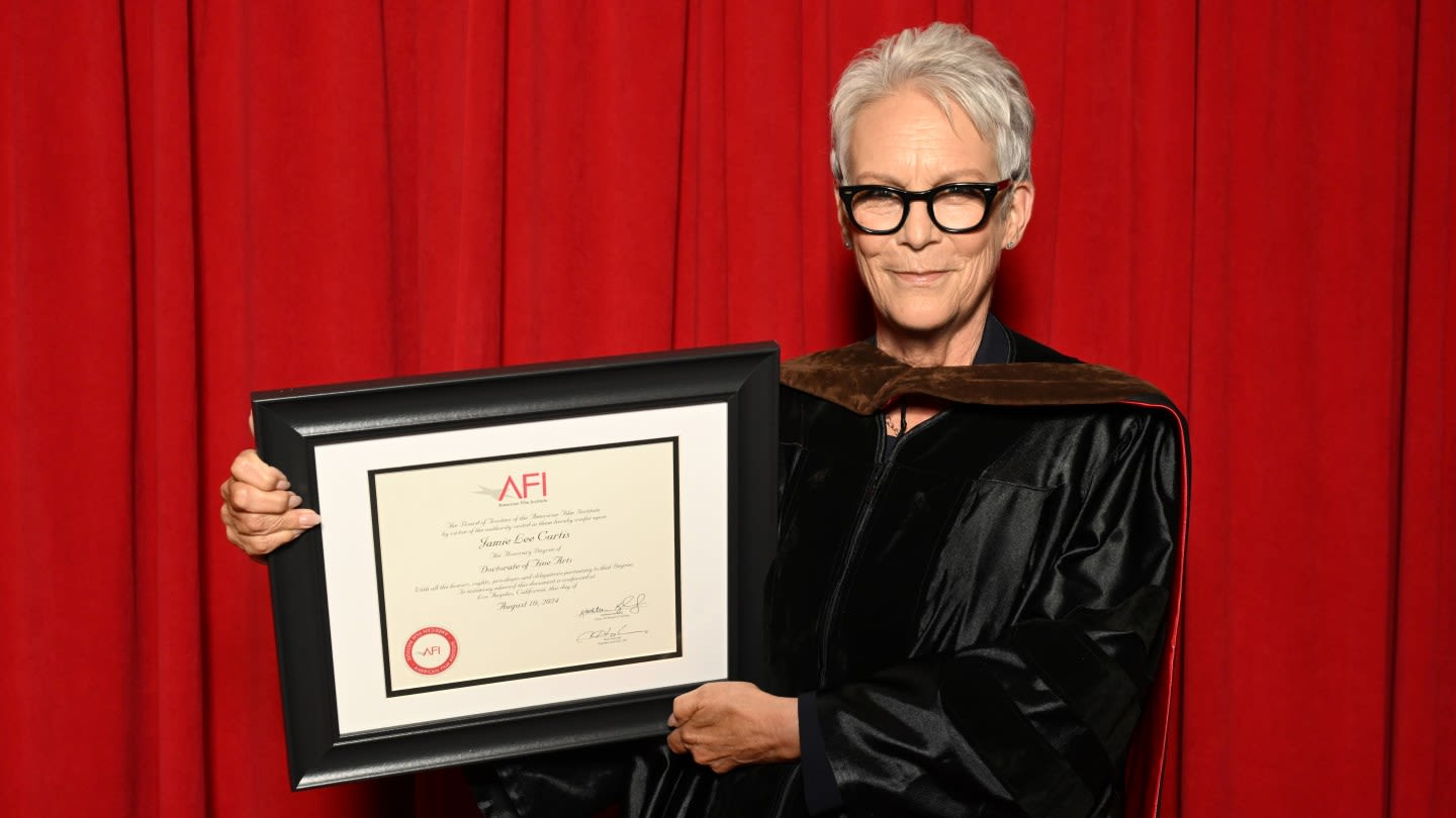 Jamie Lee Curtis Receives Honorary AFI Doctorate: “I Am Representation of the Underachiever Who Has Achieved”