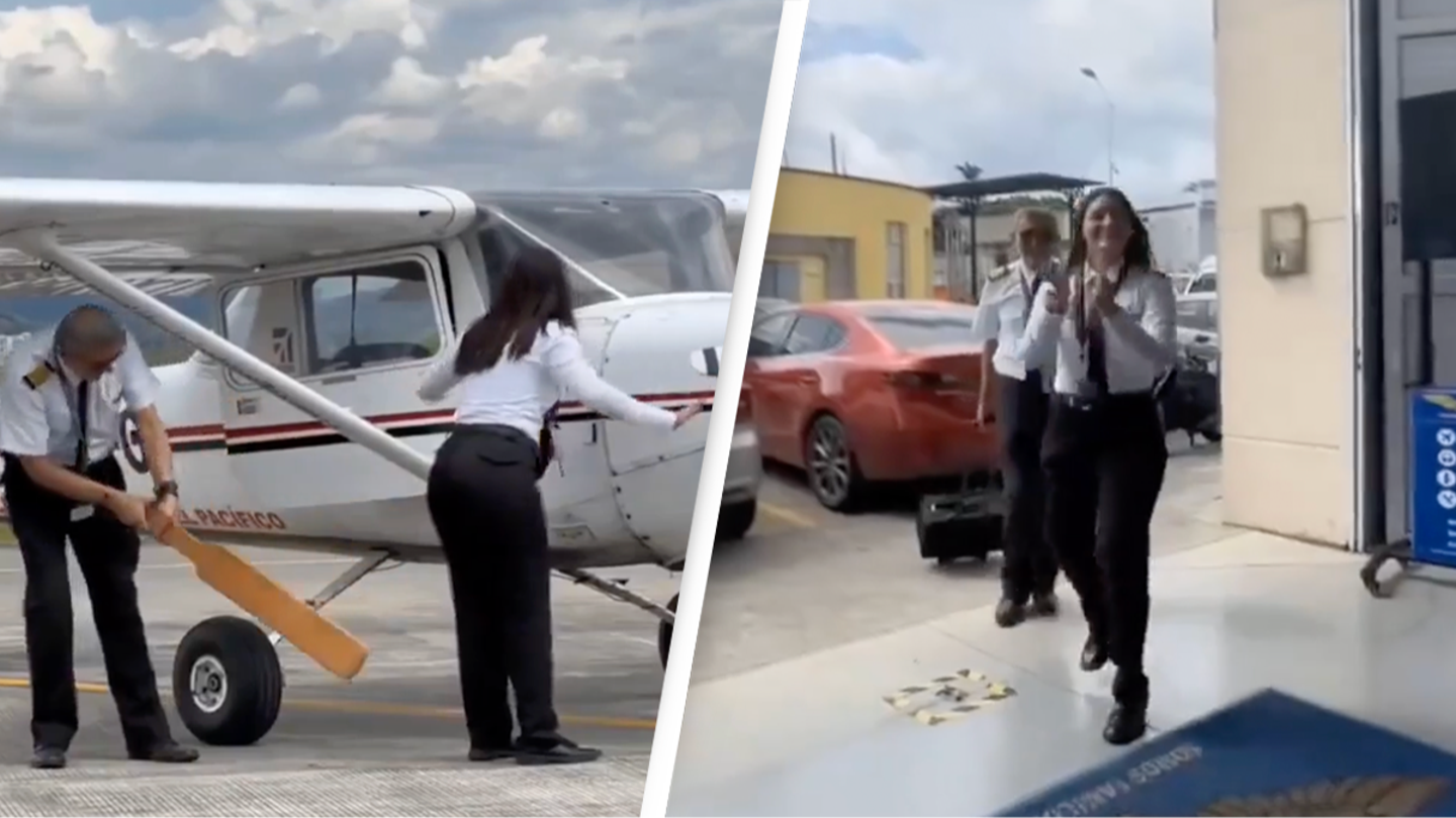 Pilots go through bizarre spanking ritual when they complete training and people say they're 'freaky'