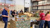 UH leaders pack 500 boxes of food for Lorain County seniors