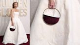 Gillian Anderson's Golden Globes gown was embroidered with vaginas. Ob-gyns say they're vulvas. What's the difference?