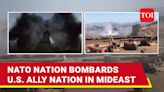 ...Bombs Multiple Targets In U.S. Ally Nation Amid Middle East Tensions | Watch | International - Times of India Videos...