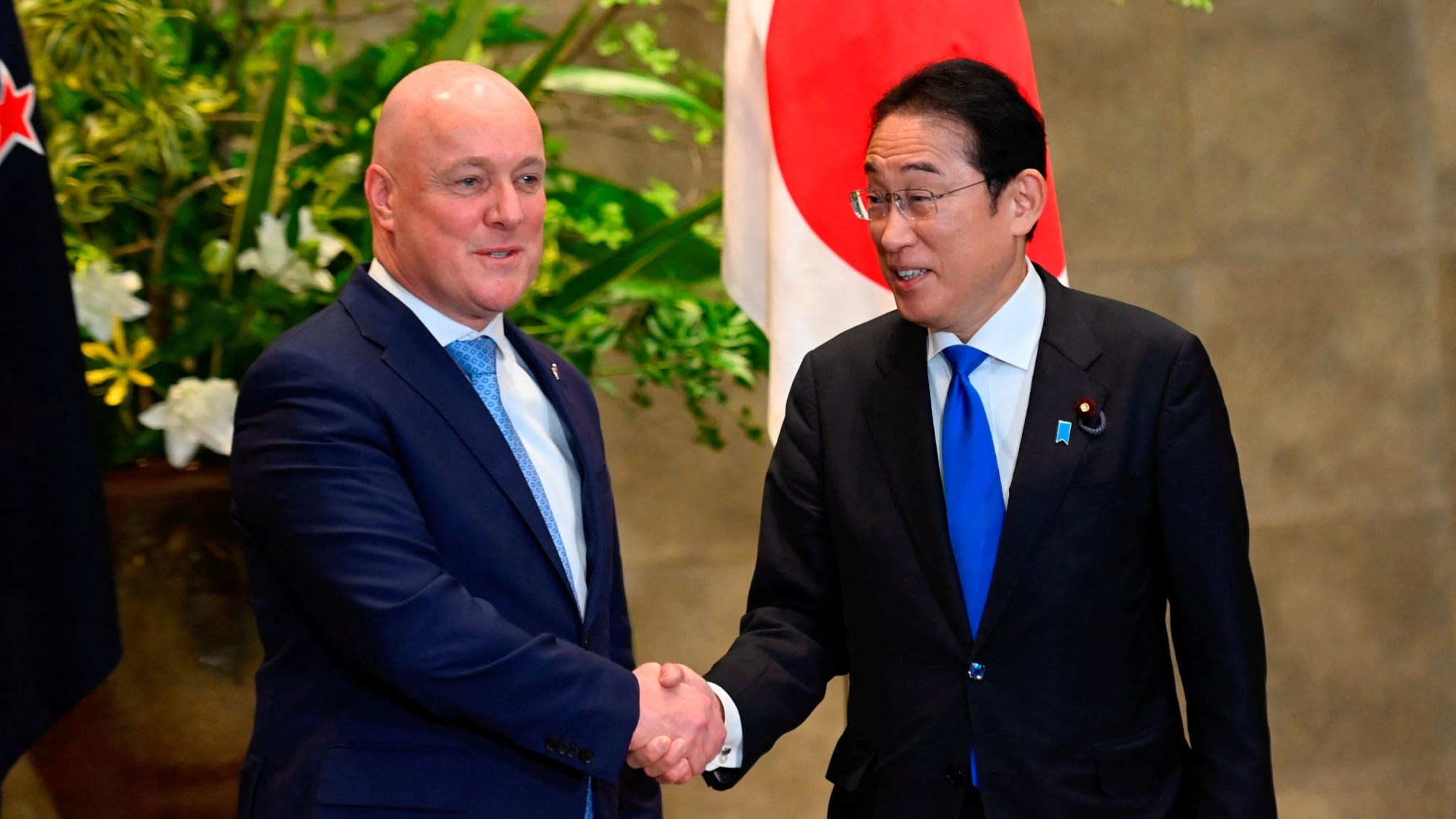 Japan, New Zealand leaders agree on pact to boost information sharing