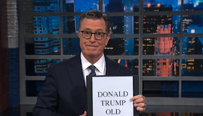 Stephen Colbert Retires His ‘Late Show’ Joe Biden Age Jokes — But Promises to Repurpose Them as ‘Donald Trump Old’ Bits