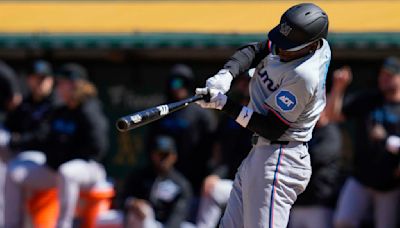 Nick Gordon homers and gets 4 hits to lead Marlins past A's 12-3