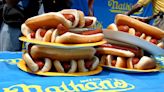 What happens to your stomach in a hot dog eating contest?