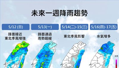 把握週六好天氣！下週連兩波變天 「梅雨季特徵」來了