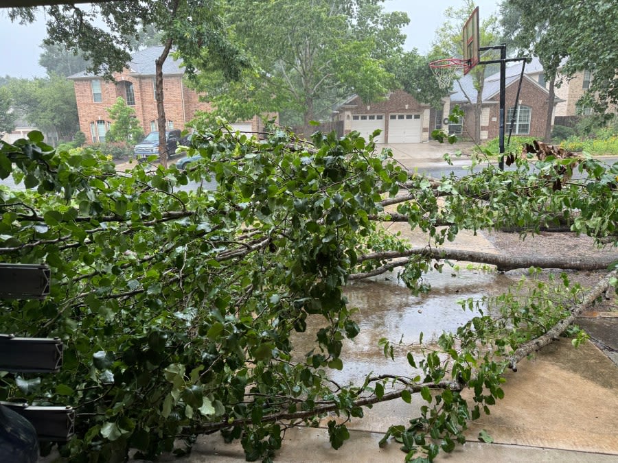 PHOTOS: Aftermath from severe storm passing through Central Texas