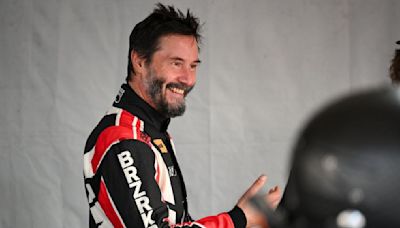 Keanu Reeves Spins Out Amid Pro Auto Racing Debut At Indianapolis Motor Speedway