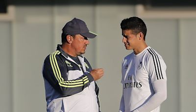 Rafa Benítez sería el entrenador de James en Sao Paulo