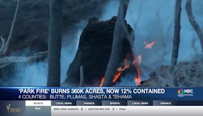 The Park Fire, now the seventh largest in California’s history, continues to rage out of control in northern California. Authorities have arrested a 42-year-old man...