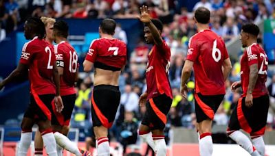 Manchester United player ratings vs Rangers as Leny Yoro good and Amad excellent