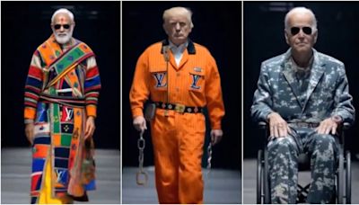 PM Modi, Trump, Biden, Putin walk the ramp in AI-fashion show video shared by Elon Musk