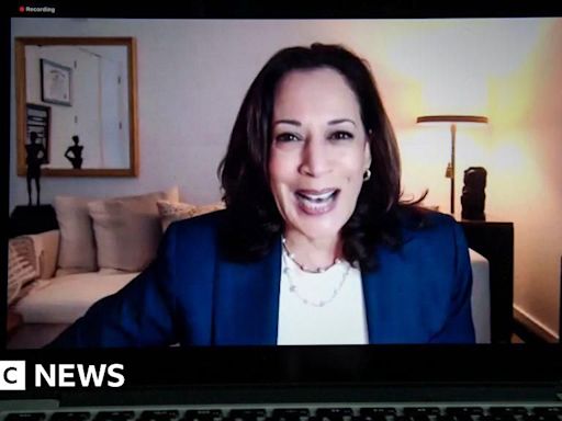 Giant Zoom calls powering record fundraising for Kamala Harris