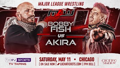 AKIRA y Bobby Fish se enfrentarán en las próximas grabaciones de MLW para beIN Sports