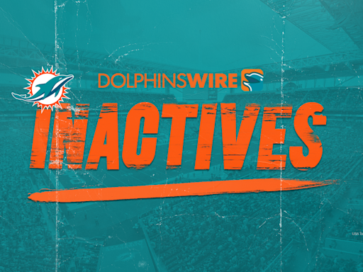 Dolphins RB De'Von Achane active, 3 rookies inactive vs. Bills