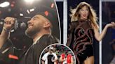 Taylor Swift’s presence felt at Travis Kelce’s epic ‘New Heights’ live show