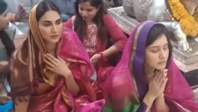 Raashii Khanna, Vaani Kapoor Seek Blessings At Mahakaleshwar Temple In Ujjain