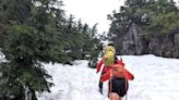 Still winter: Two tourists rescued from snowy conditions in the North Shore mountains