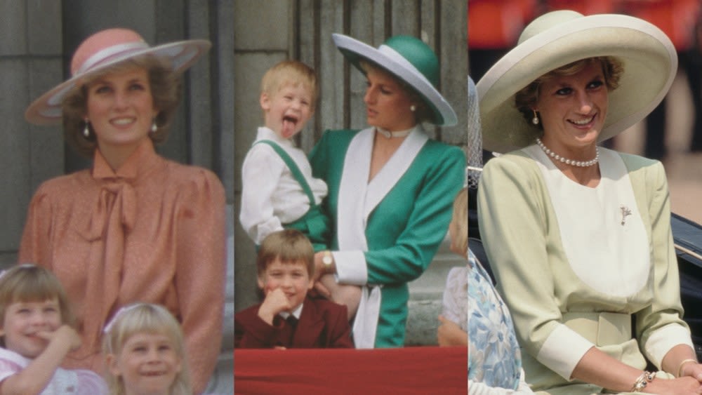 Princess Diana’s Trooping the Colour Looks Through the Years: Suiting Up in Catherine Walker, Going Monochrome in Jan Van...