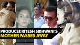 Kareena Kapoor, Saif Ali & other celebs pay their last respects to producer Ritesh Sidhwani's mother | Etimes - Times of India Videos