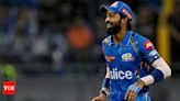 Mumbai Indians captain Hardik Pandya's IPL season ends with defeat and one-match suspension | Cricket News - Times of India