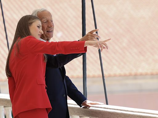 Rebelo de Sousa celebra la visita de Leonor como un "paso orientado al futuro"