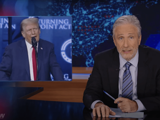 ‘The Daily Show’: Jon Stewart Says Donald Trump Is “Tripping Over His Own D***” Coming After Joe Biden’s Age