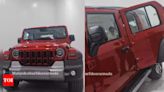 Mahindra Thar 5-Door design leaks ahead of launch: What's new - Times of India